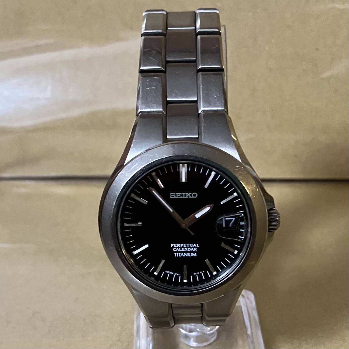SEIKO セイコー PERPETUAL CALENDAR 8F32-0220 腕時計 SEIKO セイコー PERPETUAL CALENDAR 8F32-0220 腕時計