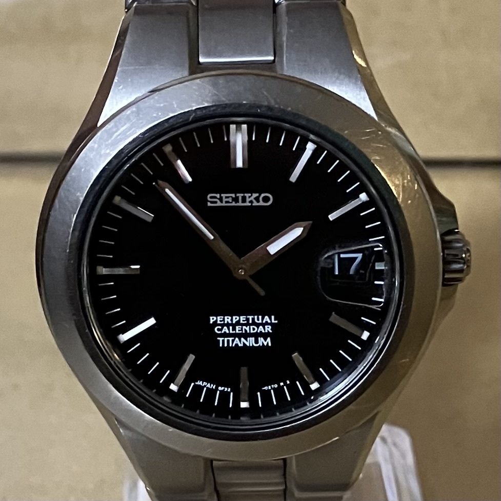 SEIKO セイコー PERPETUAL CALENDAR 8F32-0220 腕時計 SEIKO セイコー PERPETUAL CALENDAR 8F32-0220 腕時計
