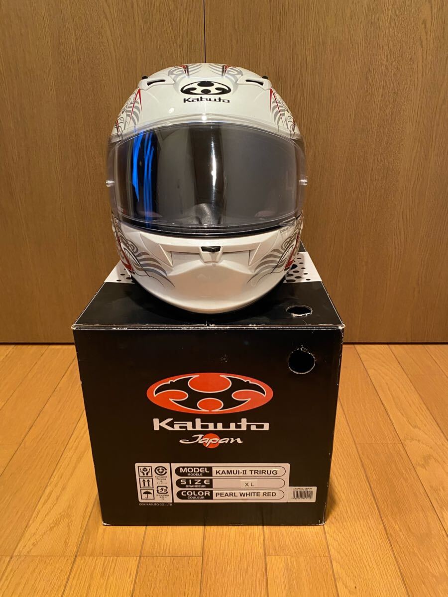 KAMUI2 サイズXL OGK KABUTO フルフェイスヘルメット 中古 KAMUI2 サイズXL OGK KABUTO フルフェイスヘルメット 中古
