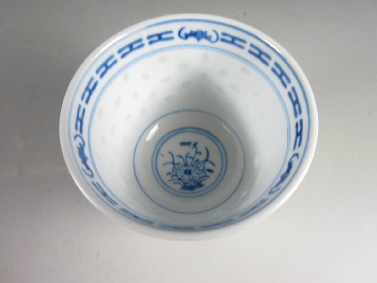 阡》煎茶碗五客 中国景徳鎮製 青花玲瓏茶器 染付 ホタル焼 中国 阡》煎茶碗五客 中国景徳鎮製 青花玲瓏茶器 染付 ホタル焼 中国