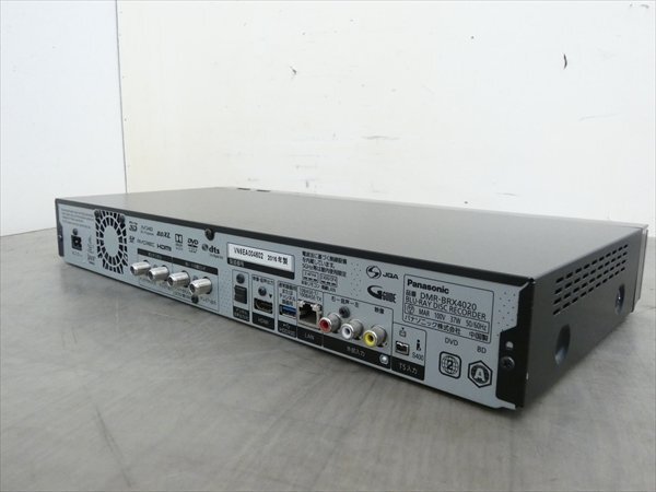 haruジャンク品BDDMR-BRX4020 ジャンク☆16年☆パナソニック/DIGA☆DMR-BRX4020☆HDD/BD