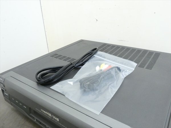録再OK/AVコード付属☆SONY/ソニー☆Hi8/VHS Wデッキ☆WV-BW1 管 録再OK/AVコード付属☆SONY/ソニー☆Hi8/VHS Wデッキ☆WV-BW1 管