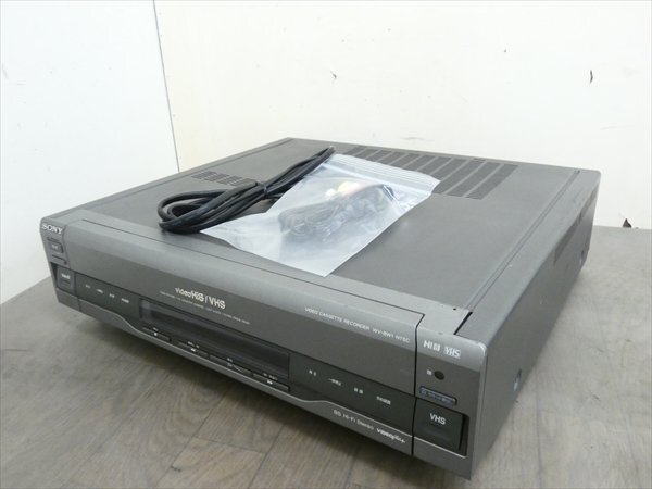 録再OK/AVコード付属☆SONY/ソニー☆Hi8/VHS Wデッキ☆WV-BW1 管 録再OK/AVコード付属☆SONY/ソニー☆Hi8/VHS Wデッキ☆WV-BW1 管