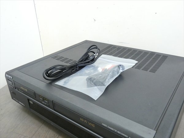 録再OK/AVコード付属☆SONY/ソニー☆Hi8/VHS Wデッキ☆WV-H4 管 録再OK/AVコード付属☆SONY/ソニー☆Hi8/VHS Wデッキ☆WV-H4 管