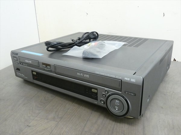 録再OK/AVコード付属☆SONY/ソニー☆Hi8/VHS Wデッキ☆WV-H5 管 録再OK/AVコード付属☆SONY/ソニー☆Hi8/VHS Wデッキ☆WV-H5 管