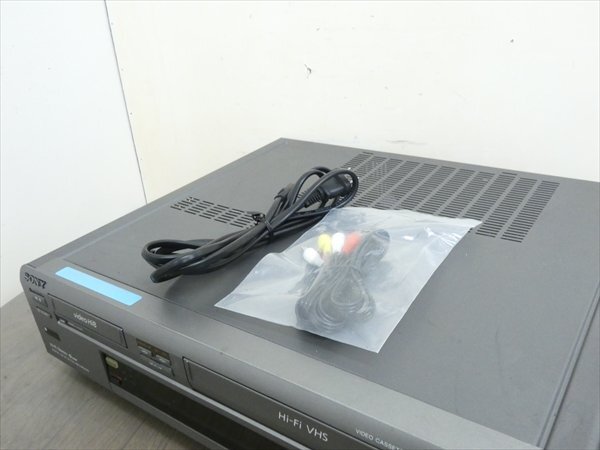 録再OK/AVコード付属☆SONY/ソニー☆Hi8/VHS Wデッキ☆WV-H5 管 録再OK/AVコード付属☆SONY/ソニー☆Hi8/VHS Wデッキ☆WV-H5 管
