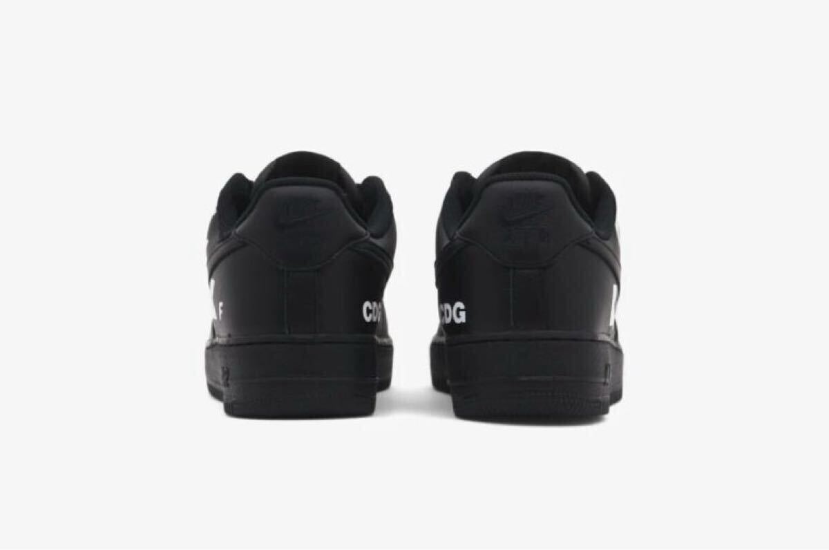 Black Comme des Garons × Nike Air Force 1 IB9949-001ブラック コムデギャルソン×ナイキ エアフォース1ナイキ コムデギャルソン 27.5cm_画像5
