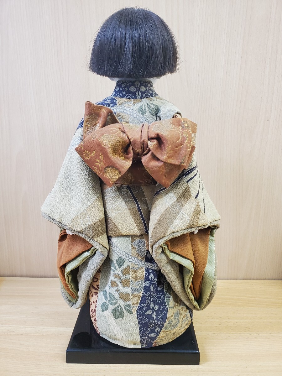 工房朋】森重春幸作 市松人形 男の子 正絹仕立 高さ約45cm 少年 工房朋】森重春幸作 市松人形 男の子 正絹仕立 高さ約45cm 少年