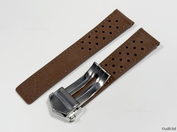  ковер ширина 20mm TAG Heuer соответствует наручные часы кожаный ремень Brown наручные часы ремень для часов частота Monaco Carrera Aquaracer Formula 1 и т.д. 