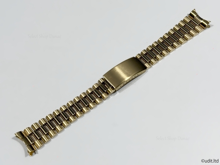 ラグ幅20mm ロレックス対応 プレジデントブレスレット ゴールド