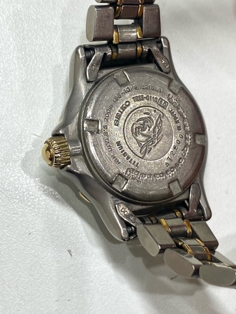 稼動品 SEIKO セイコー TITANIUM チタン SCUBA スキューバ