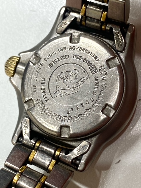 稼動品 SEIKO セイコー TITANIUM チタン SCUBA スキューバ