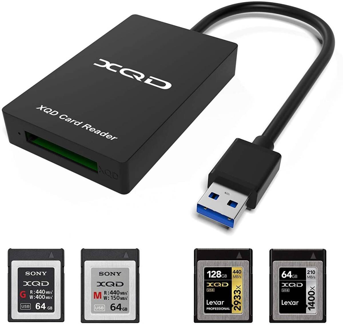 XQD カードリーダー XQDアダプター ソニー (SONY)M/Gメモリーカード 