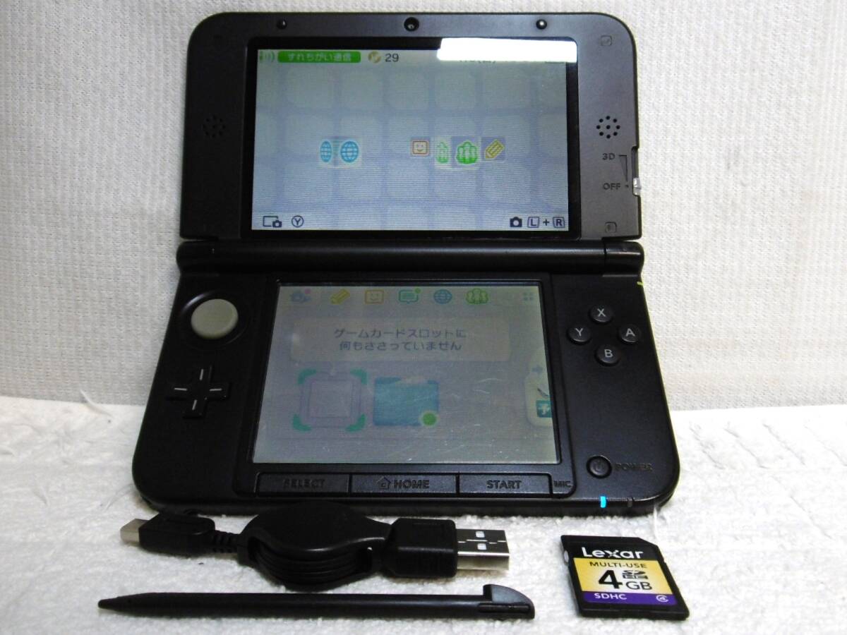 任天堂 ニンテンドー☆3DS LL(ブラック)+電源USB 任天堂 ニンテンドー☆3DS LL(ブラック)+電源USB