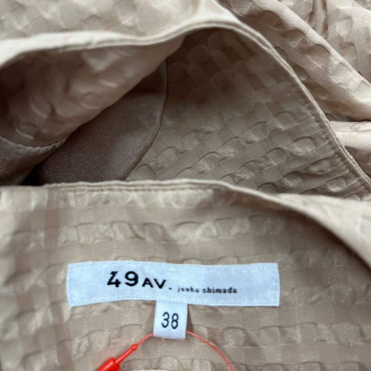 美品 49AV ジュンコシマダ ワッフル生地 美形 ワンピース 美品 49AV ジュンコシマダ ワッフル生地 美形 ワンピース