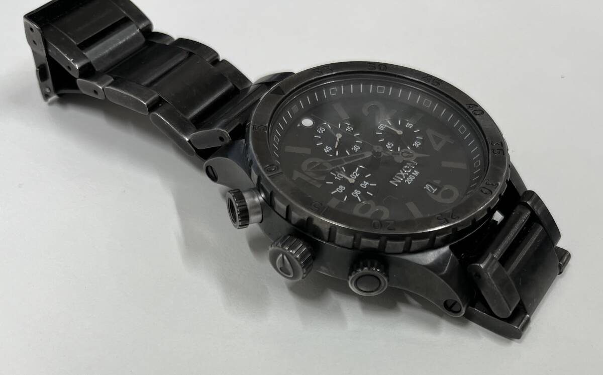 NIXON ニクソン THE 48-20 腕時計 アナログ ステンレス ブラック NIXON ニクソン THE 48-20 腕時計 アナログ ステンレス ブラック