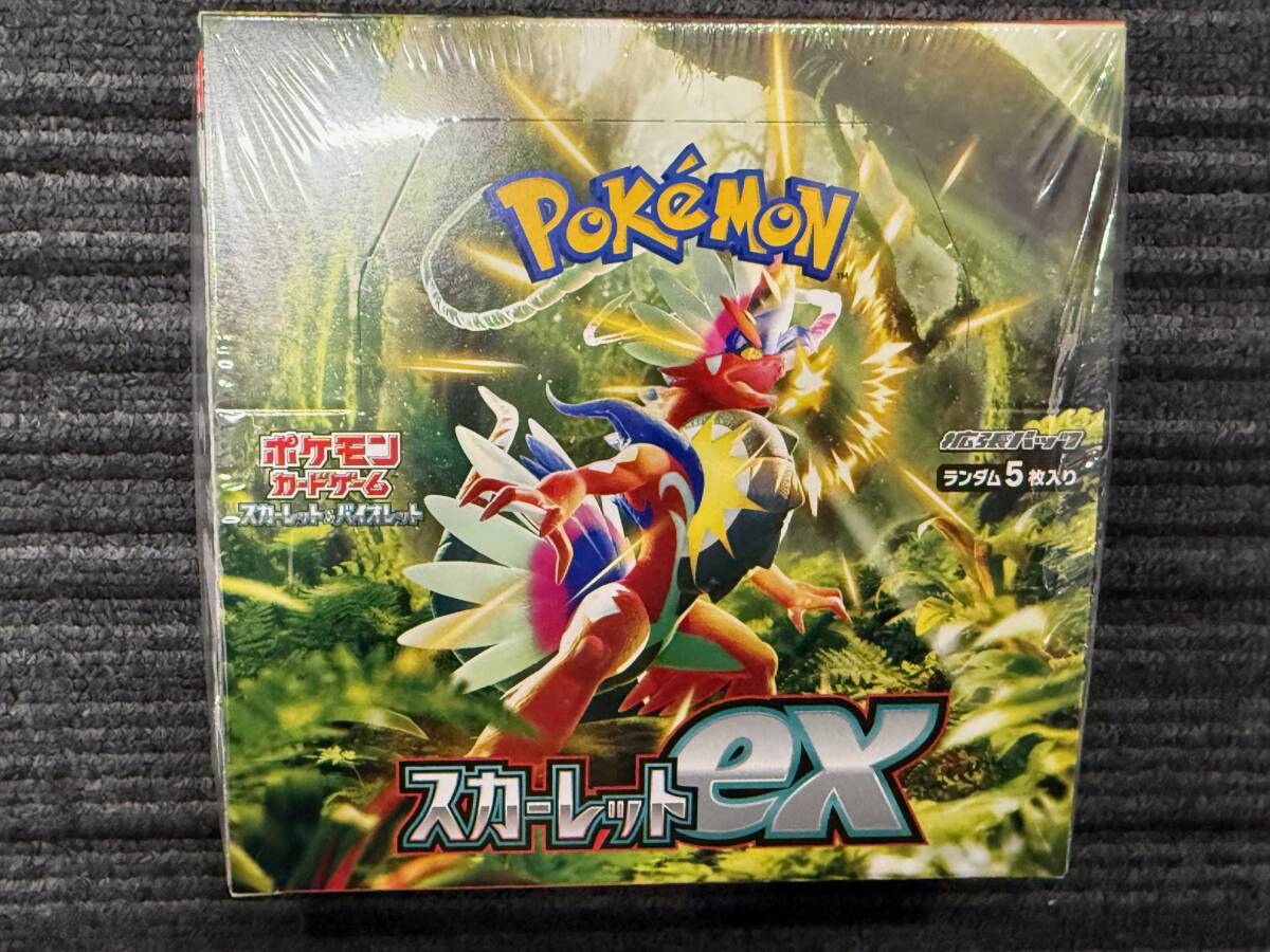 未開封 シュリンク付 ポケモンカード ポケカ スカーレットex BOX 未開封 シュリンク付 ポケモンカード ポケカ スカーレットex BOX