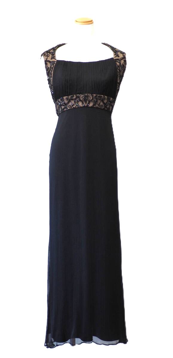 TADASHI SHOJI タダシショージ BLACK & BEIGE ロングフォーマル TADASHI SHOJI タダシショージ BLACK & BEIGE ロングフォーマル