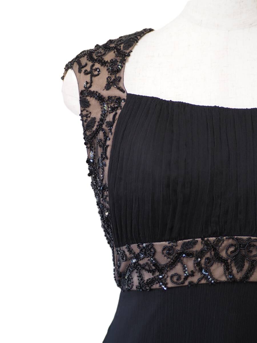 TADASHI SHOJI タダシショージ BLACK & BEIGE ロングフォーマル TADASHI SHOJI タダシショージ BLACK & BEIGE ロングフォーマル