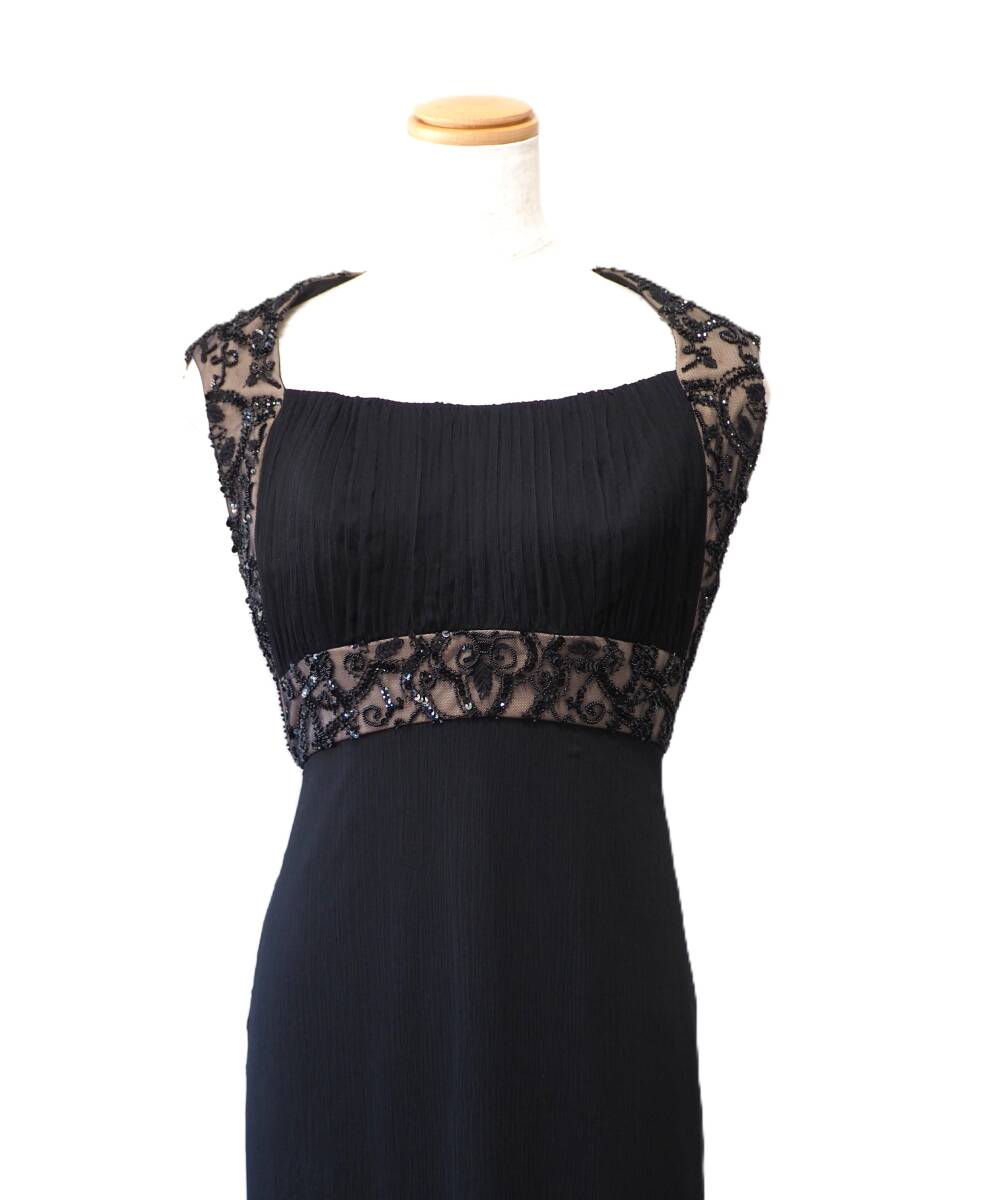 TADASHI SHOJI タダシショージ BLACK & BEIGE ロングフォーマル TADASHI SHOJI タダシショージ BLACK & BEIGE ロングフォーマル
