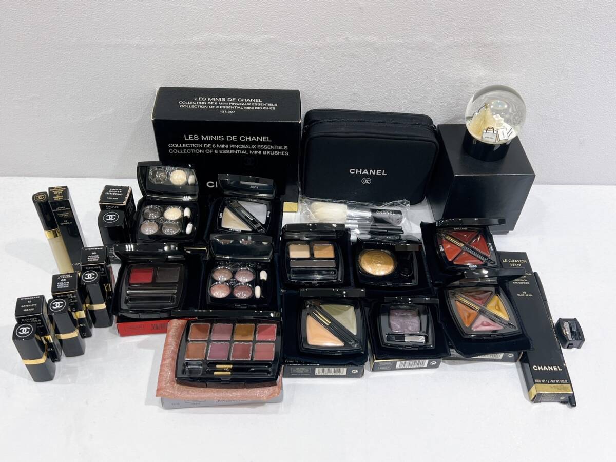 CHANEL シャネル コスメ他おまとめ アイシャドウ リップ ブラシ CHANEL シャネル コスメ他おまとめ アイシャドウ リップ ブラシ