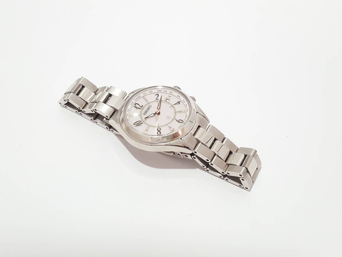 美品】SEIKO セイコー lk ルキア 1B35-0AA0 1Pダイヤ 電波 美品】SEIKO セイコー lk ルキア 1B35-0AA0 1Pダイヤ 電波