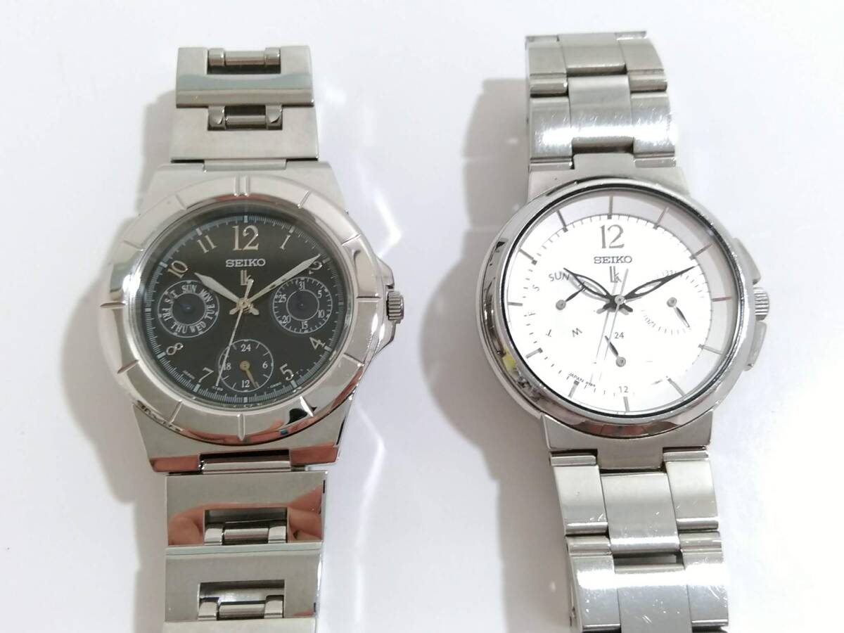 美品】SEIKO セイコー LUKIA ルキア クォーツ 腕時計 合計2点 美品】SEIKO セイコー LUKIA ルキア クォーツ 腕時計 合計2点