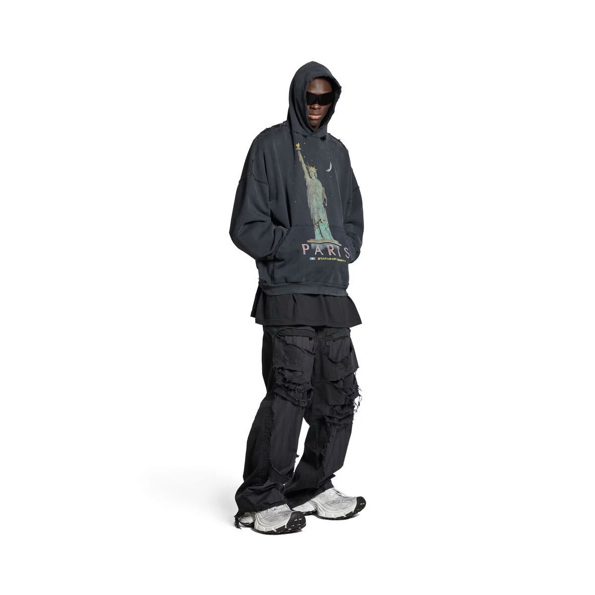 新品《 BALENCIAGA バレンシアガ 》Paris Liberty Hoodie 2 新品《 BALENCIAGA バレンシアガ 》Paris Liberty Hoodie 2