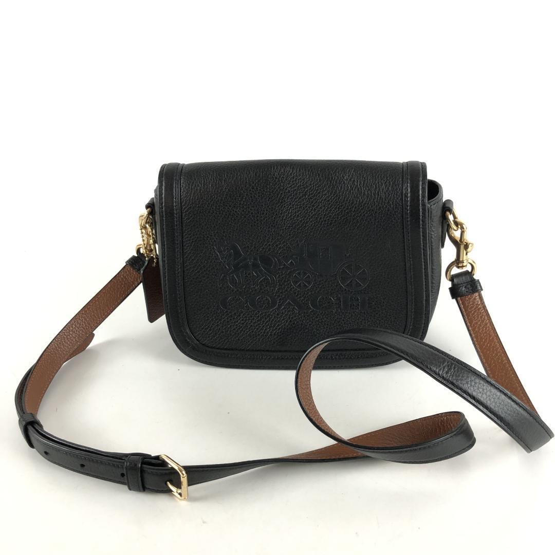 COACH コーチ 型押し ショルダーバッグ ブラック レディース COACH コーチ 型押し ショルダーバッグ ブラック レディース