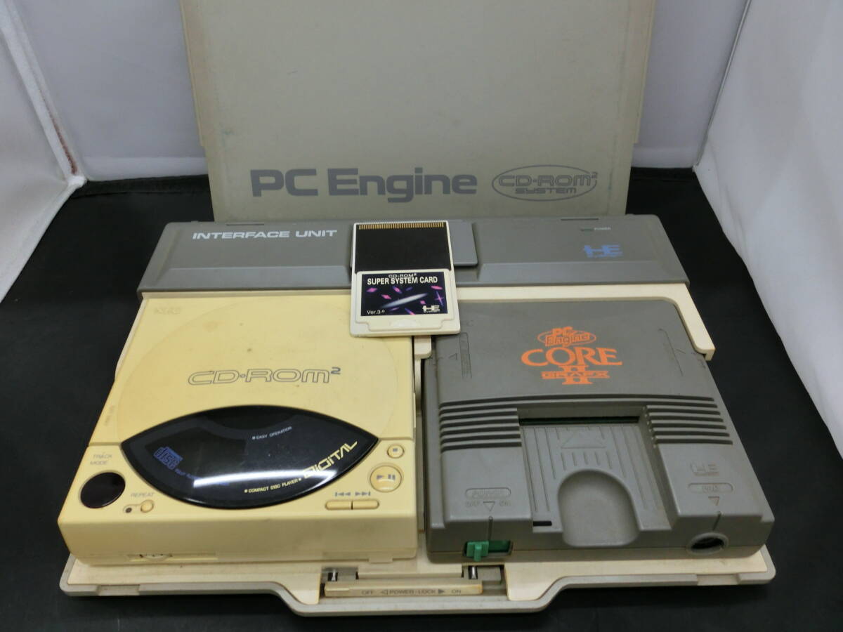 NEC PC Engine PCエンジン CD-ROM2 本体 動作未確認 ジャンク NEC PC Engine PCエンジン CD-ROM2 本体 動作未確認 ジャンク