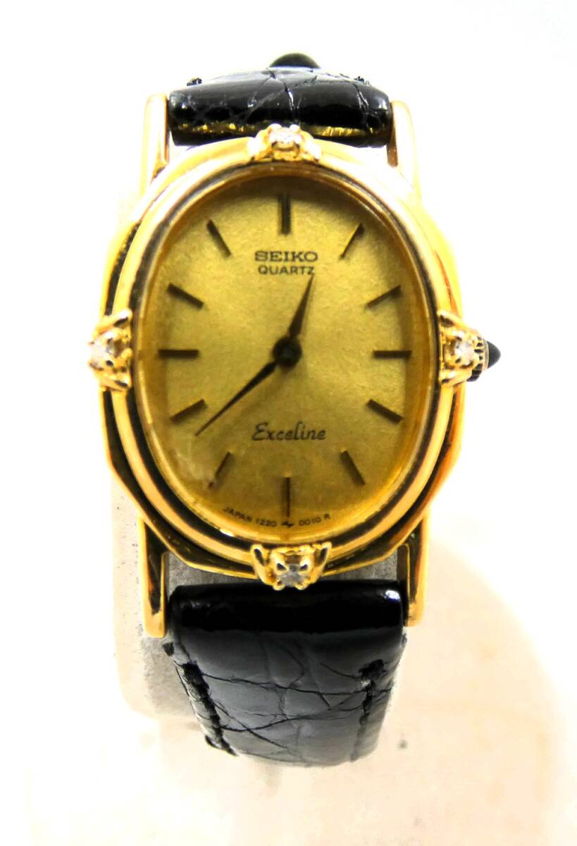 32462 ☆ SEIKO Exceline 14K ST .STEEL BACK セイコー エク 32462 ☆ SEIKO Exceline 14K ST .STEEL BACK セイコー エク
