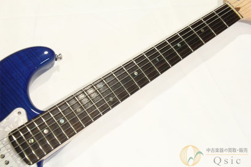[超美品] Fender Custom Shop Custom Deluxe Stratocaster Sapphire Blue Transparent 2012年制 [PL377]【梅田店在庫(kù)】