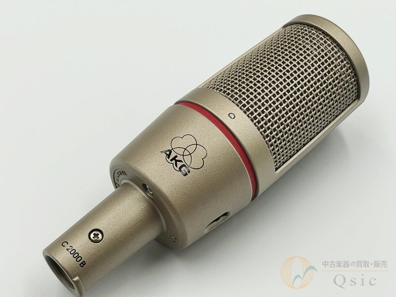 [美品] AKG C2000B 上位機(jī)種ゆずりのスペックを備えたコンデンサーマイク！ [OLR91]【箕面店在庫(kù)】