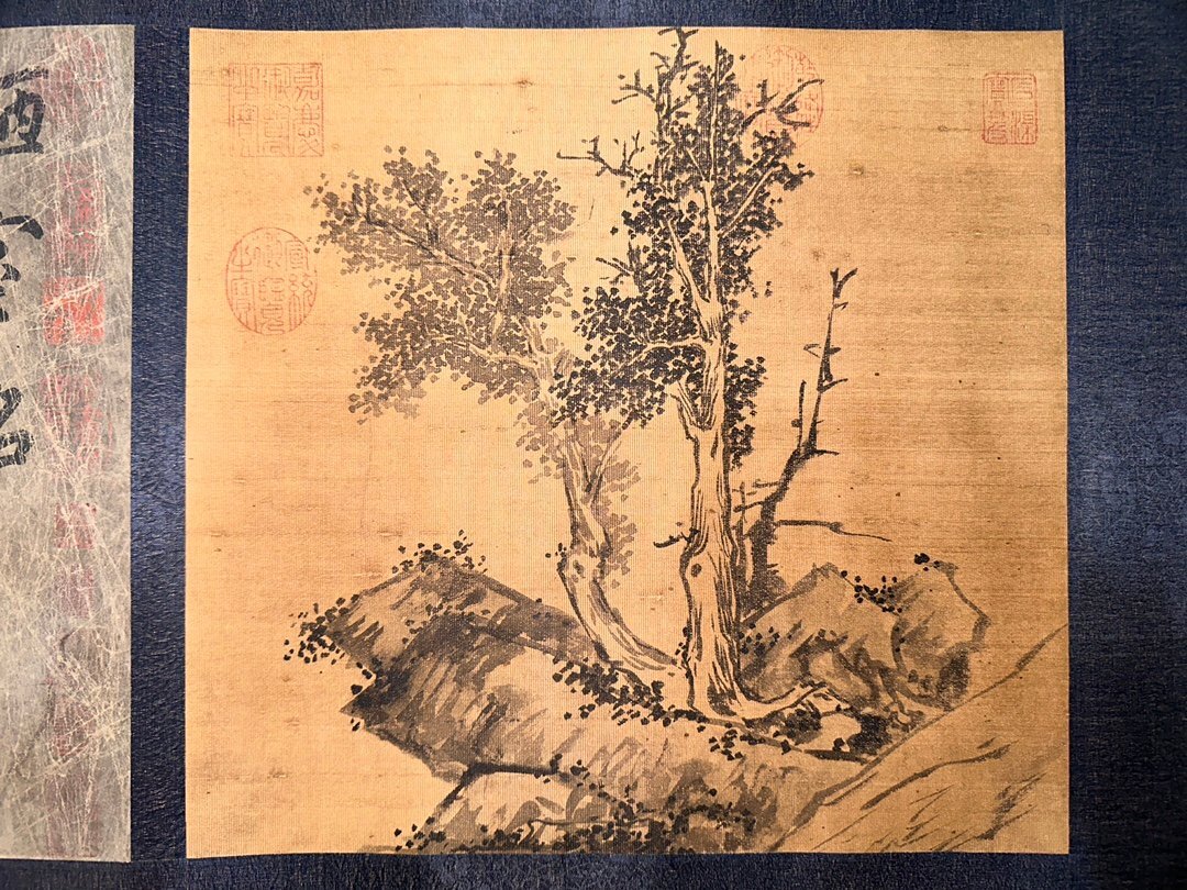 安】中国元時代書画家「趙孟フ書」紙本「書画合璧手巻」巻き物 安】中国元時代書画家「趙孟フ書」紙本「書画合璧手巻」巻き物