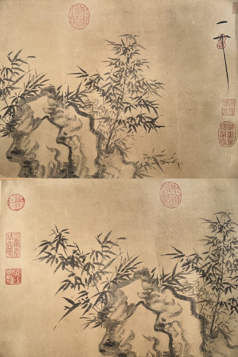 安】中国近時代画家「張大千書」紙本「自画像図手巻」巻き物 安】中国近時代画家「張大千書」紙本「自画像図手巻」巻き物
