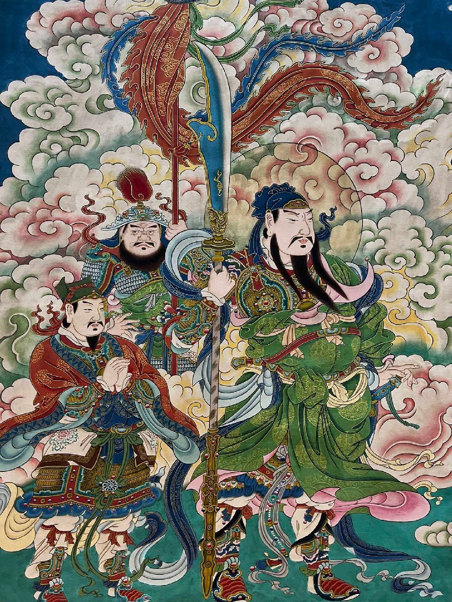 安】中国明時代画家「呉彬書」絹本「人物図」掛軸 中国画 墨寶妙 安】中国明時代画家「呉彬書」絹本「人物図」掛軸 中国画 墨寶妙