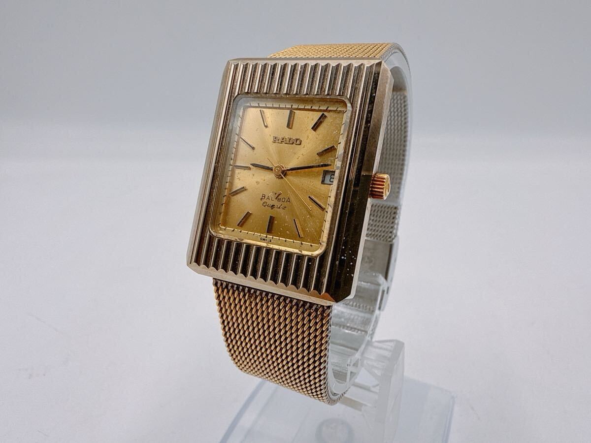 電池交換済み】RADO ラドー BALBOA バルボア QZ クオーツ 腕時計 電池交換済み】RADO ラドー BALBOA バルボア QZ クオーツ 腕時計