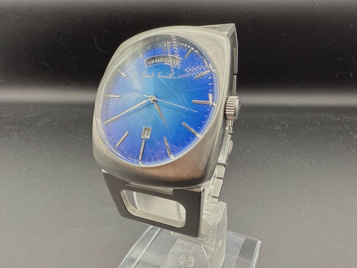 電池交換済み】Paul Smith ポールスミス 6150-H18831デイデイト 電池交換済み】Paul Smith ポールスミス 6150-H18831デイデイト