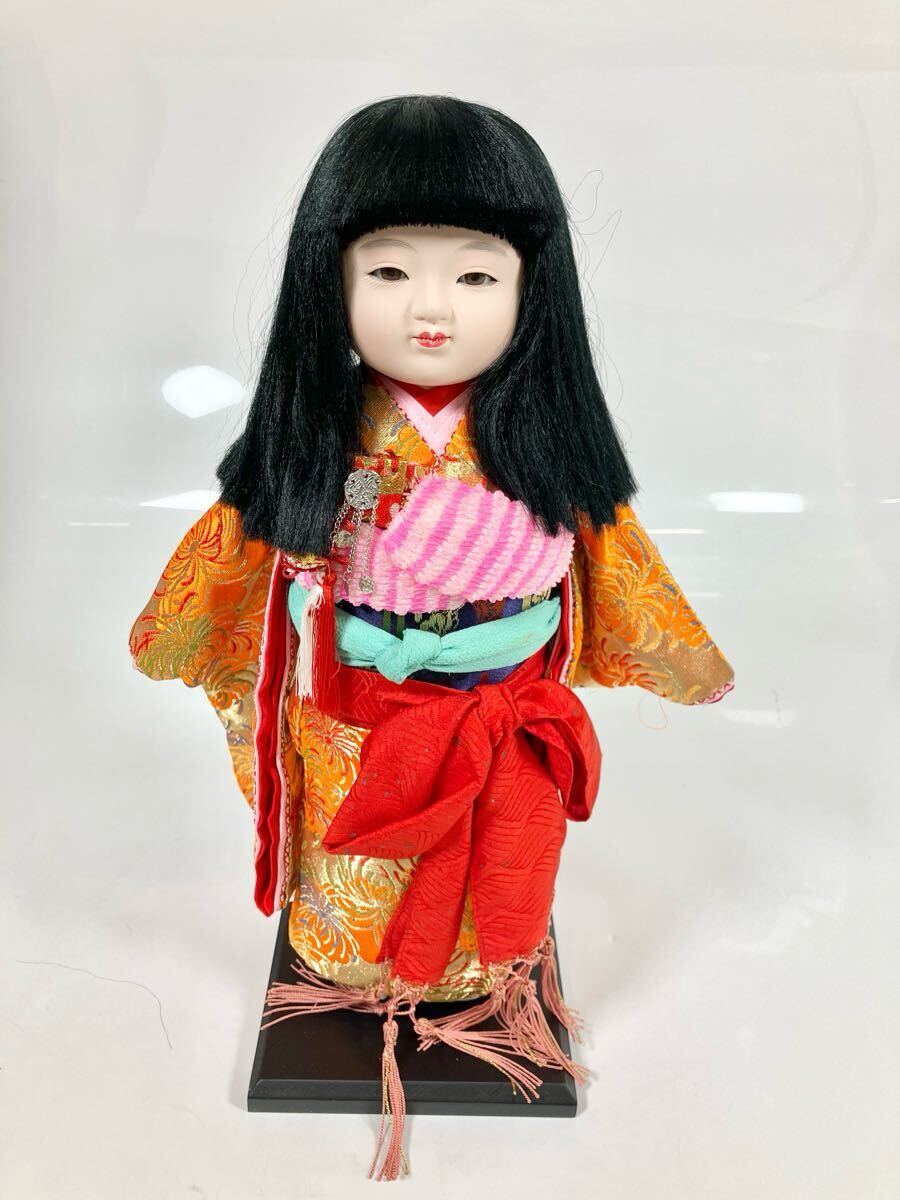 伝統工芸品】 日本人形 市松人形 女の子 着物 アンティーク 昭和 伝統工芸品】 日本人形 市松人形 女の子 着物 アンティーク 昭和