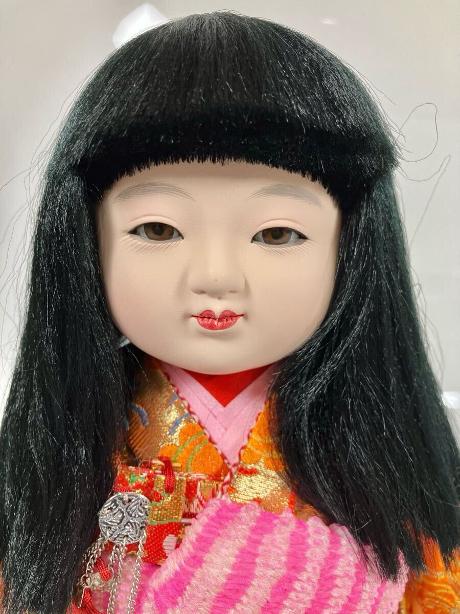 伝統工芸品】 日本人形 市松人形 女の子 着物 アンティーク 昭和 伝統工芸品】 日本人形 市松人形 女の子 着物 アンティーク 昭和