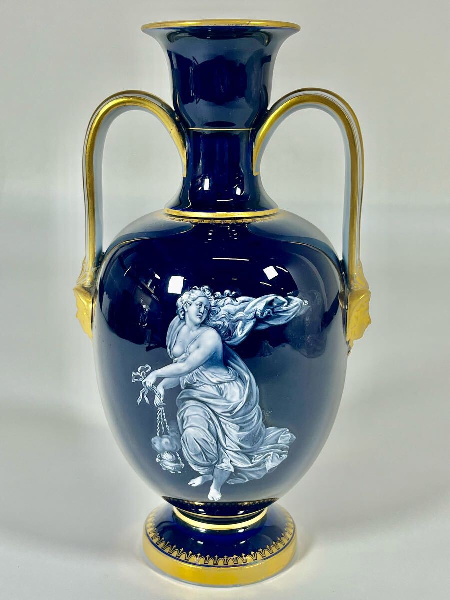 極希少】【1円スタート】MEISSEN マイセン 花瓶 陶器 天使 骨董 極希少】【1円スタート】MEISSEN マイセン 花瓶 陶器 天使 骨董