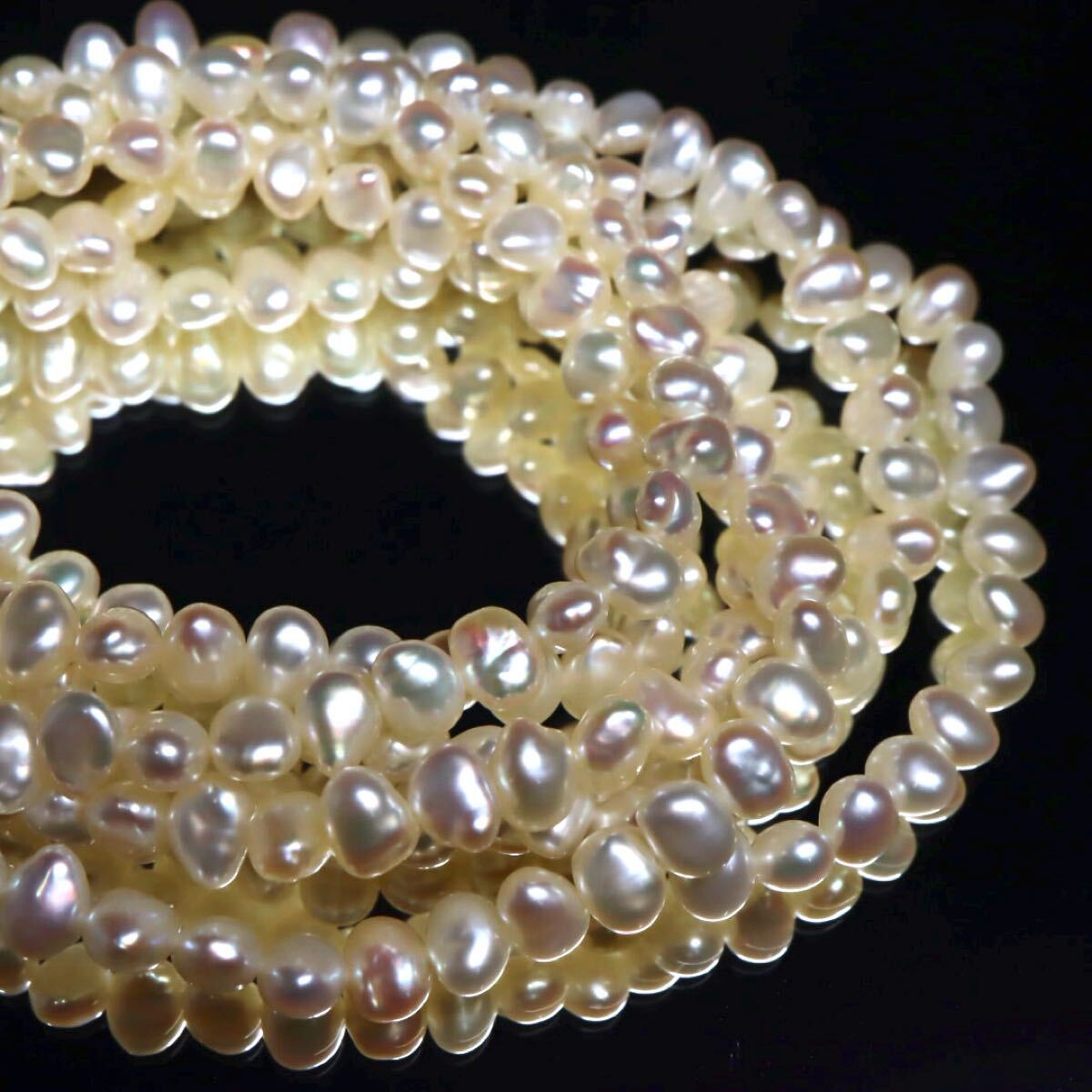 MIKIMOTO(ミキモト)!!約5.0-7.0mm珠▽アコヤ本真珠ケシパール MIKIMOTO(ミキモト)!!約5.0-7.0mm珠▽アコヤ本真珠ケシパール