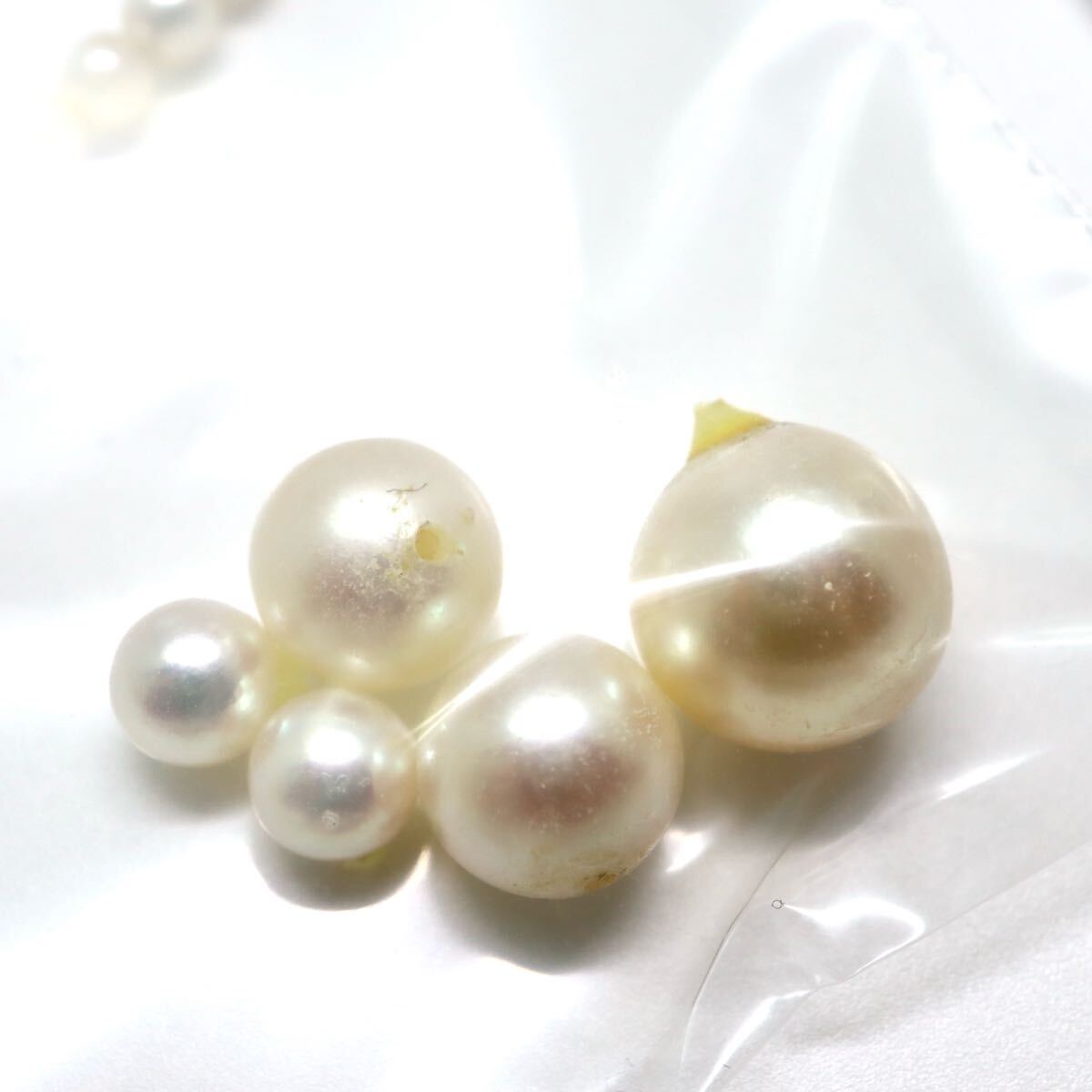 ネックレス4点おまとめ売り】K18入り!!ソ付き!!▽アコヤ本真珠2 ネックレス4点おまとめ売り】K18入り!!ソ付き!!▽アコヤ本真珠2