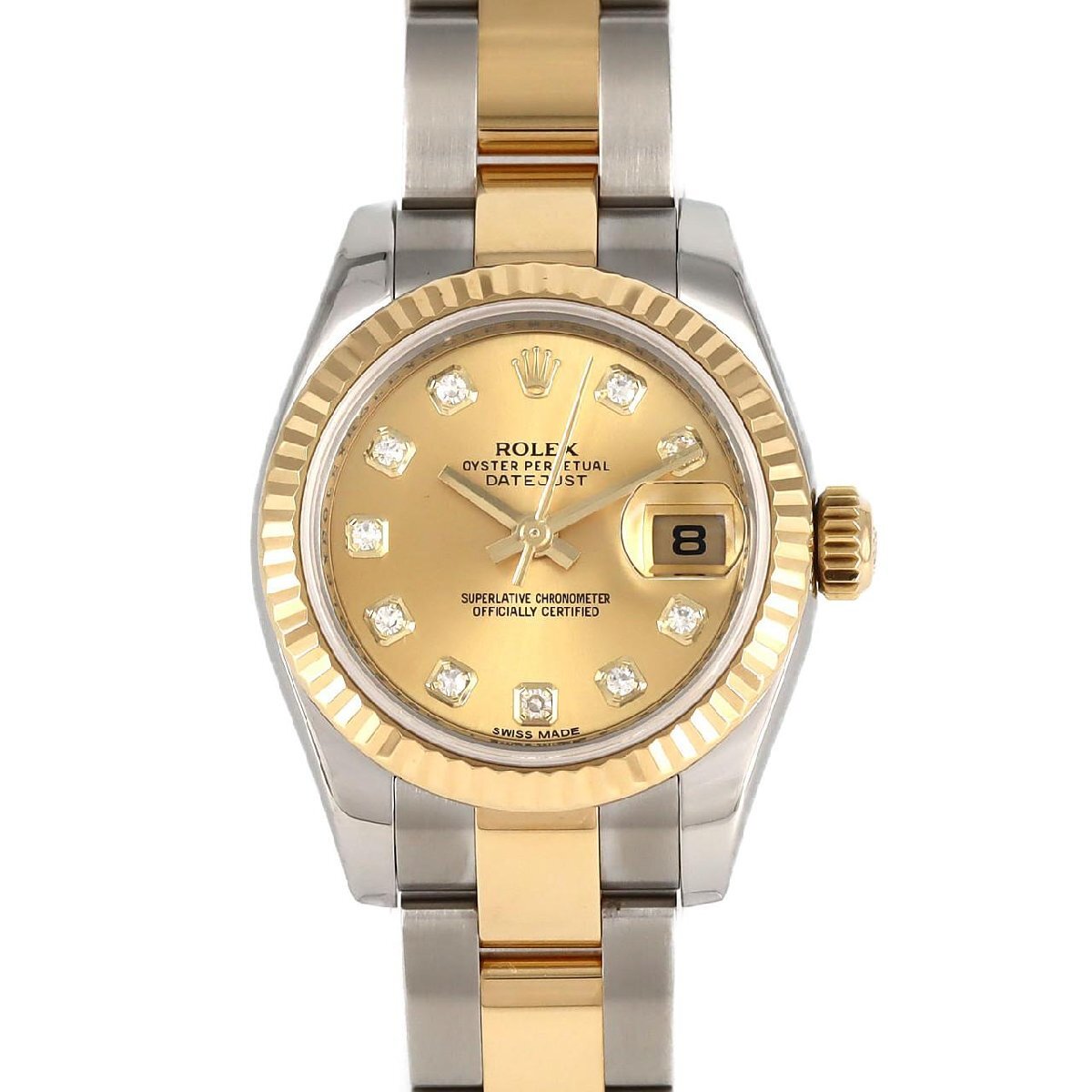 ロレックス デイトジャスト 179173G・3 SSxYG 自動巻 G番_画像1