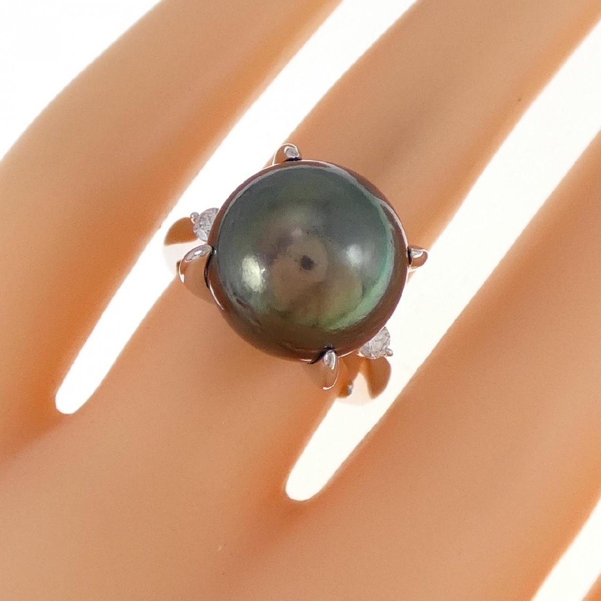 PT 黒蝶パール リング 13.1mm