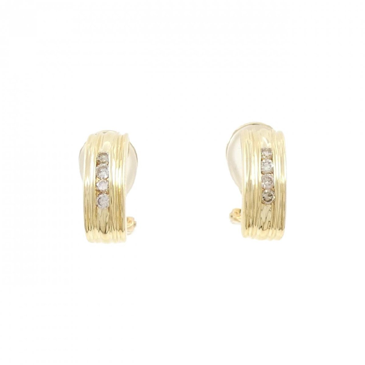 K18YG ダイヤモンド イヤリング 0.20CT