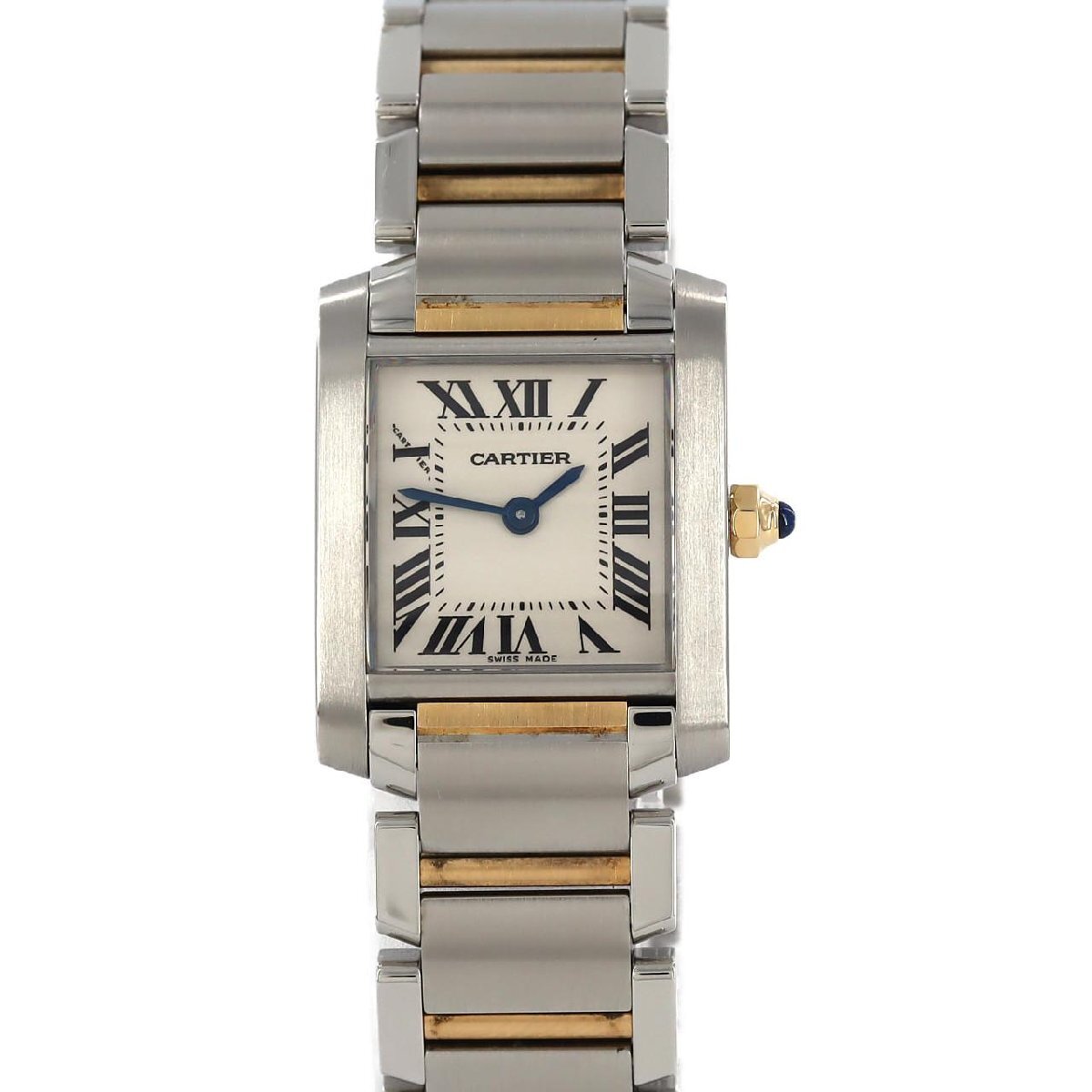 カルティエ タンクフランセーズSM コンビ W51007Q4 SSxYG クォーツ