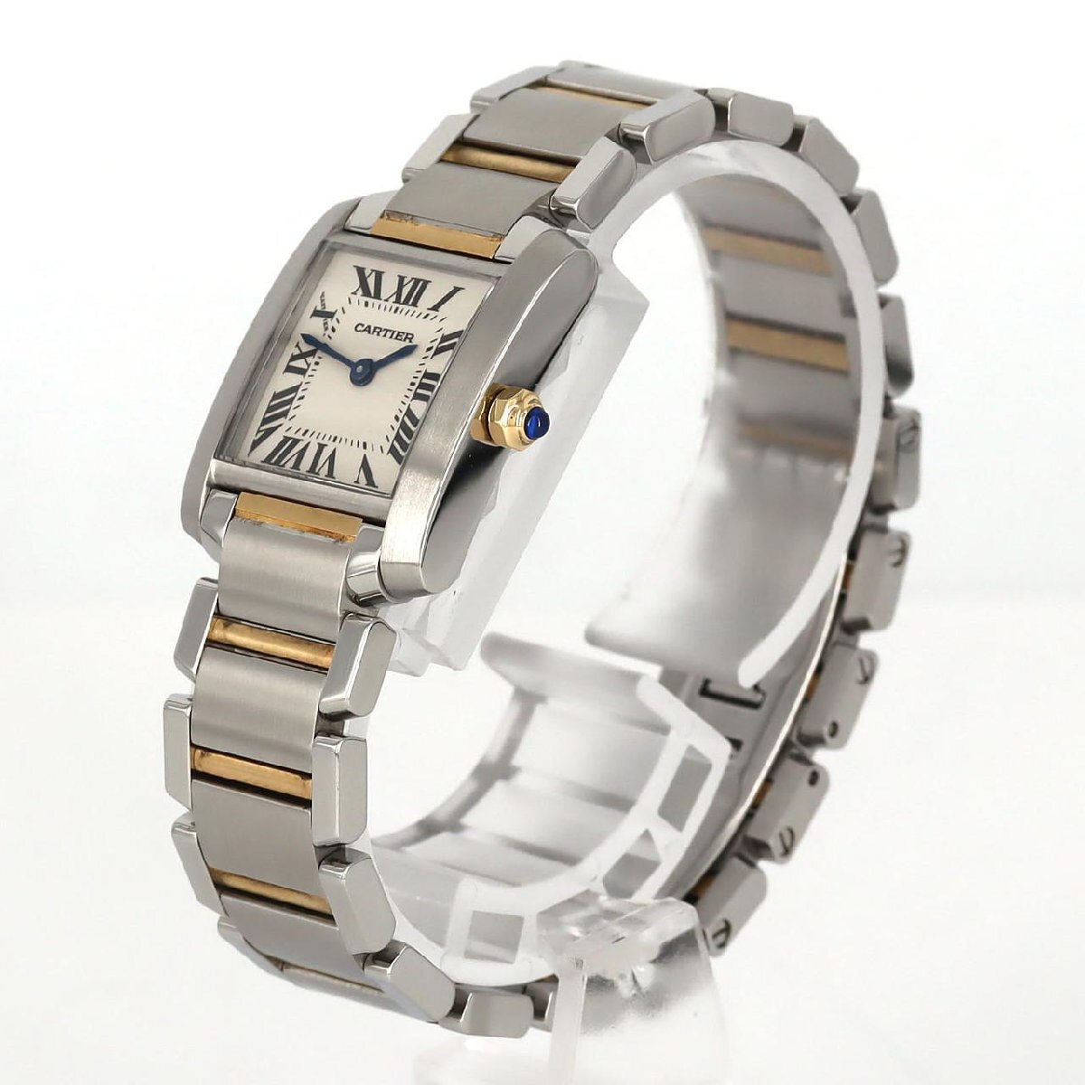 カルティエ タンクフランセーズSM コンビ W51007Q4 SSxYG クォーツ