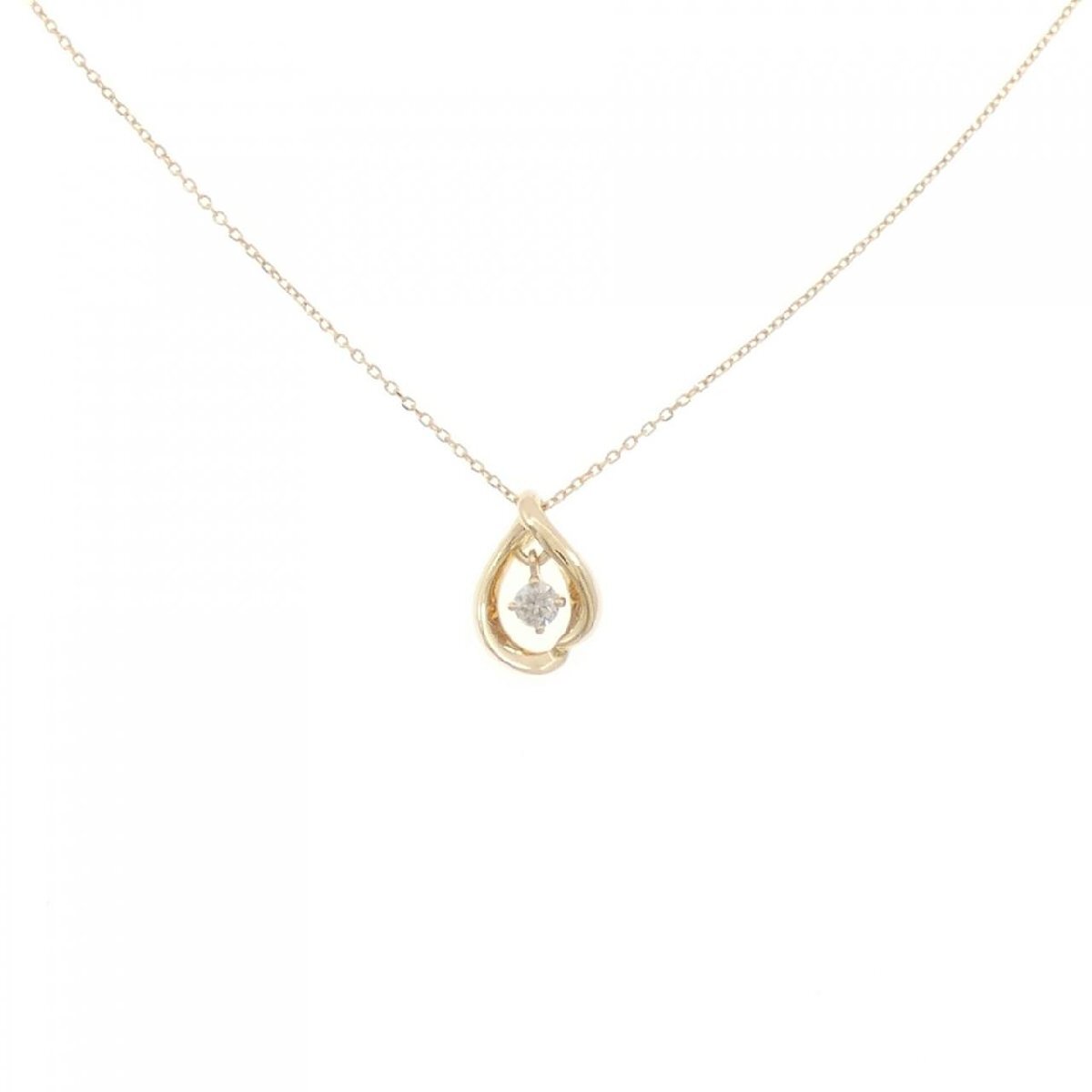 K18YG ダイヤモンド ネックレス 0.05CT