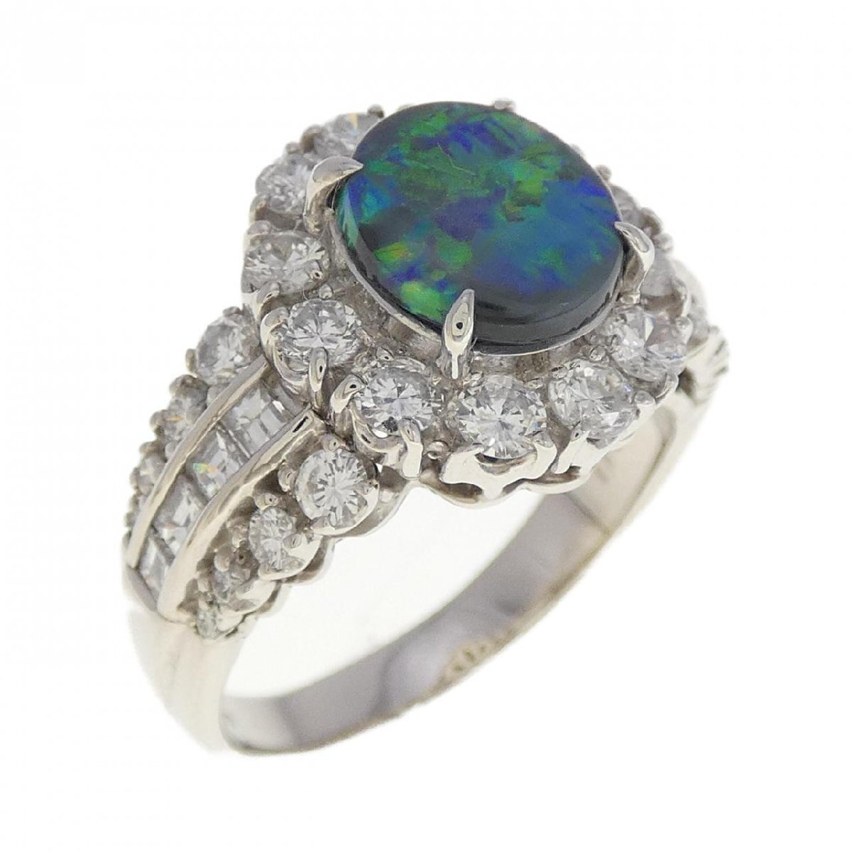 PT ブラックオパール リング 1.58CT